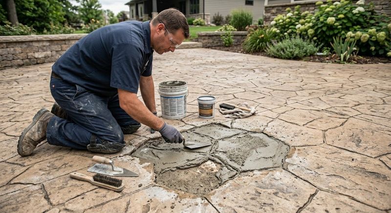 Decorative Concrete Repair in Alexandria, VA