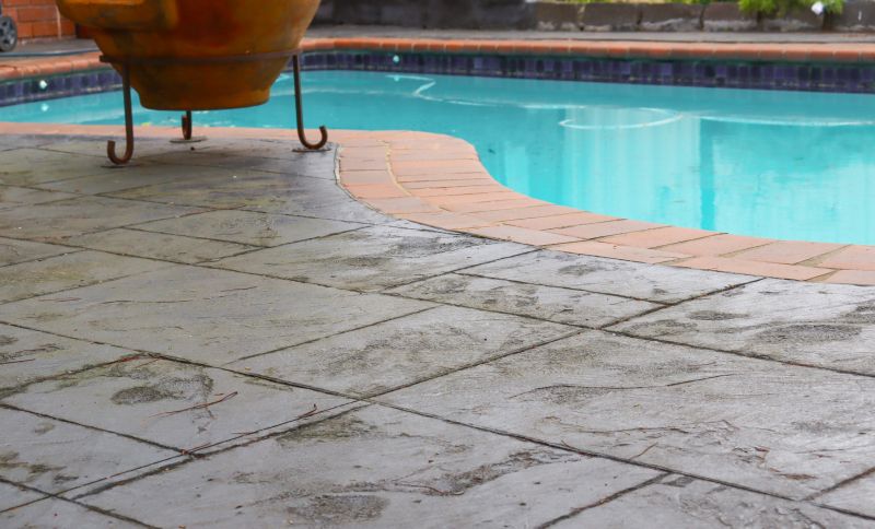 Pool Deck with Textured Finish