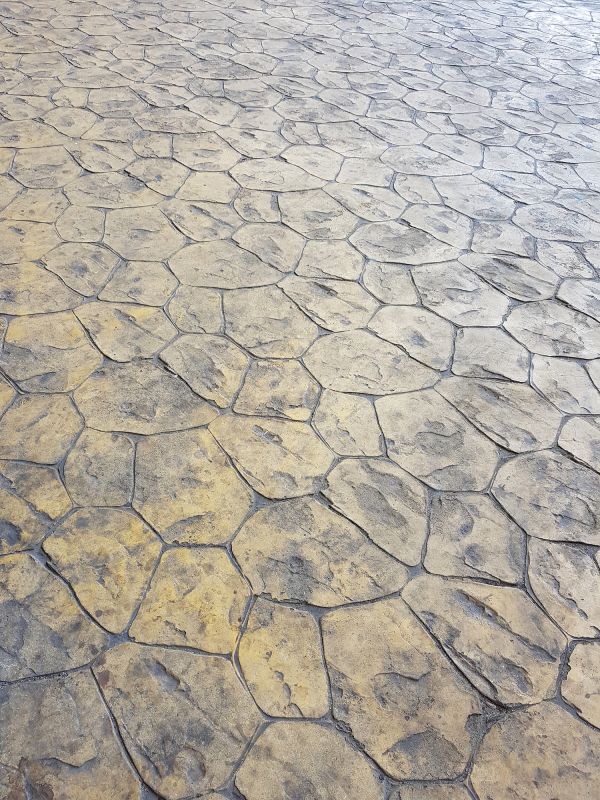 Patterned Concrete Surface